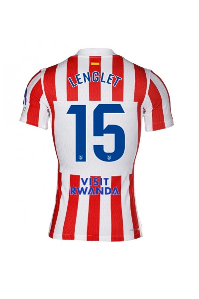 Atletico Madrid Clement Lenglet #15 Jalkapallovaatteet Kotipaita 2025-26 Lyhythihainen Atletico Madrid Clement Lenglet #15 Jalkapallovaatteet Kotipaita 2025-26 Lyhythihainen
